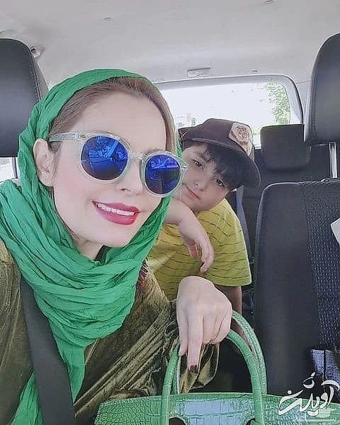 سپیده خداوردی و پسرش